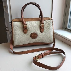 Vintage Dooney & Bourke TwoTone Pebble Leather Bag